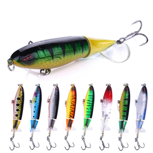 13g surface tractor floating water lure lure pencil propeller long-range floating sea fishing freshwater black bait