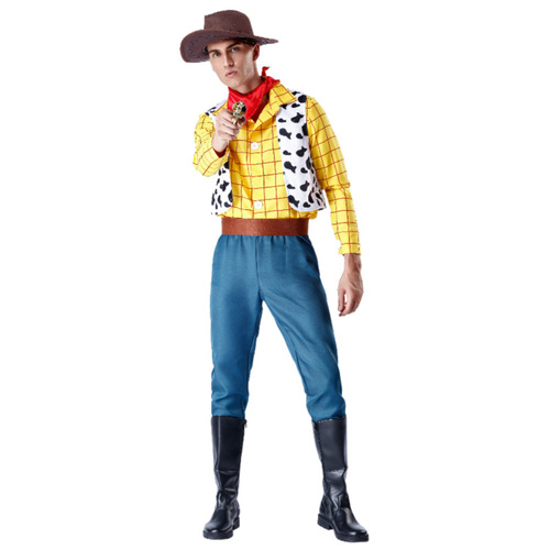 Toy Story 4 Halloween Toys Woody Shepherd Girl Parent-Child Children's Clothing Men's Denim Suit