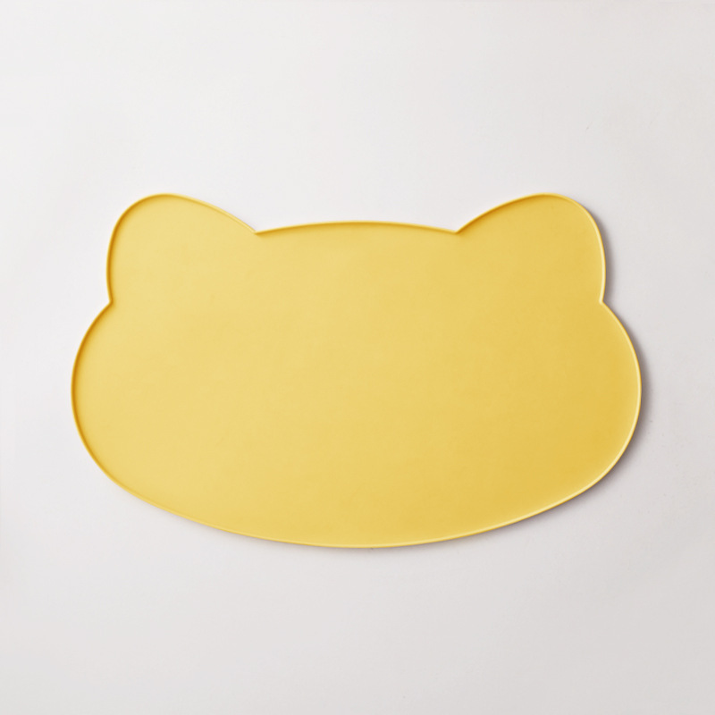 硅胶儿童餐垫食品级防油餐桌隔热垫防水防滑猫咪宠物餐垫跨境贴标|undefined