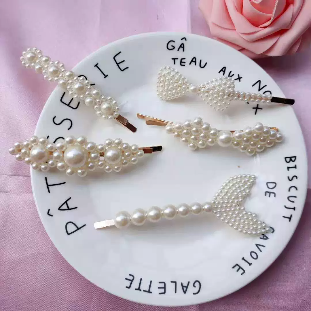 Набор декоративных шпилек для волос (бренд) Creative Pearl Hairpin, декоративные зажимы на подарок, разнообразные стили