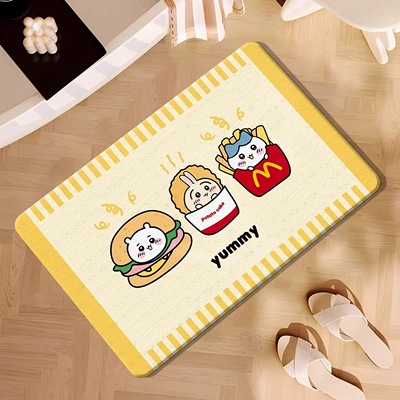 Mud Bathroom Floor Mat Shower – Avtomobil döşəmə paspasları - delicious-usachi-square-white-background-396009cm