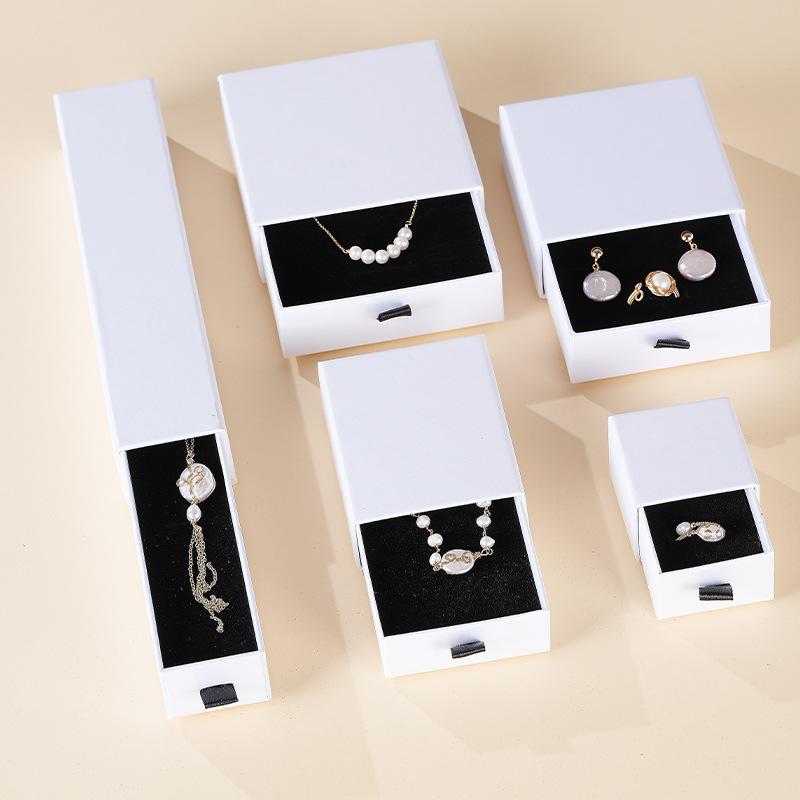 Cajas de joyería tipo cajón, cajas de joyería de papel Kraft en stock, cajas de joyería, cajas de joyería, cajas de embalaje al por mayor