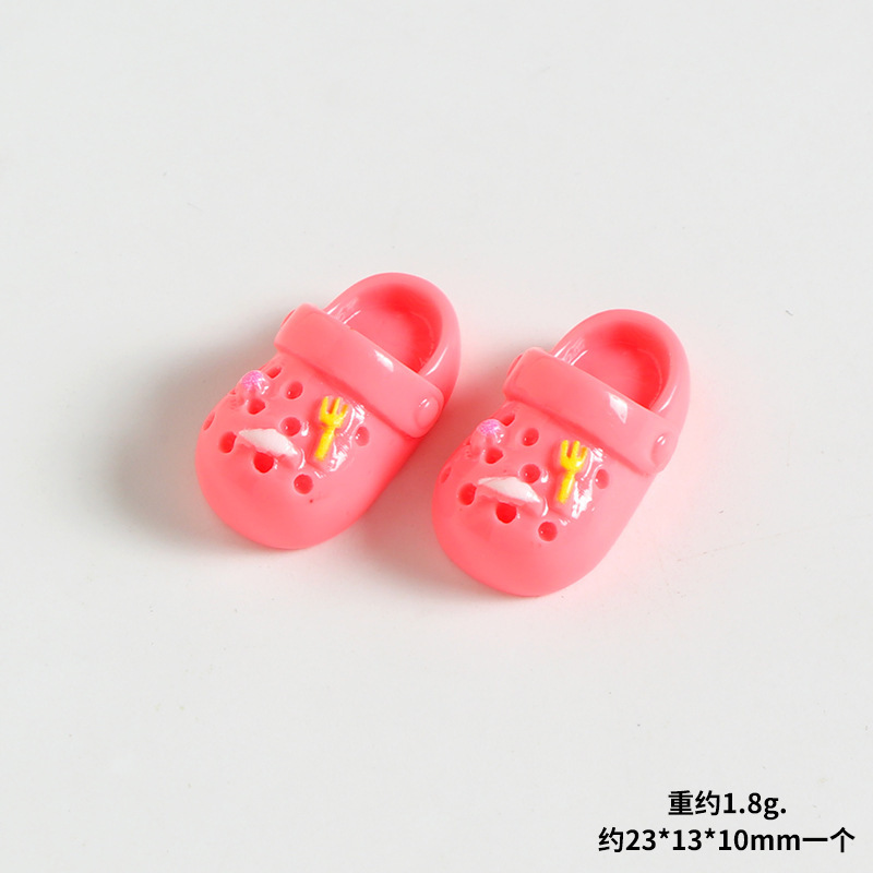 漫画マルチカラースリッパ樹脂アクセサリー diy クリーム接着剤携帯電話ケースヘアピンキーホルダー冷蔵庫マグネット材料卸売|undefined
