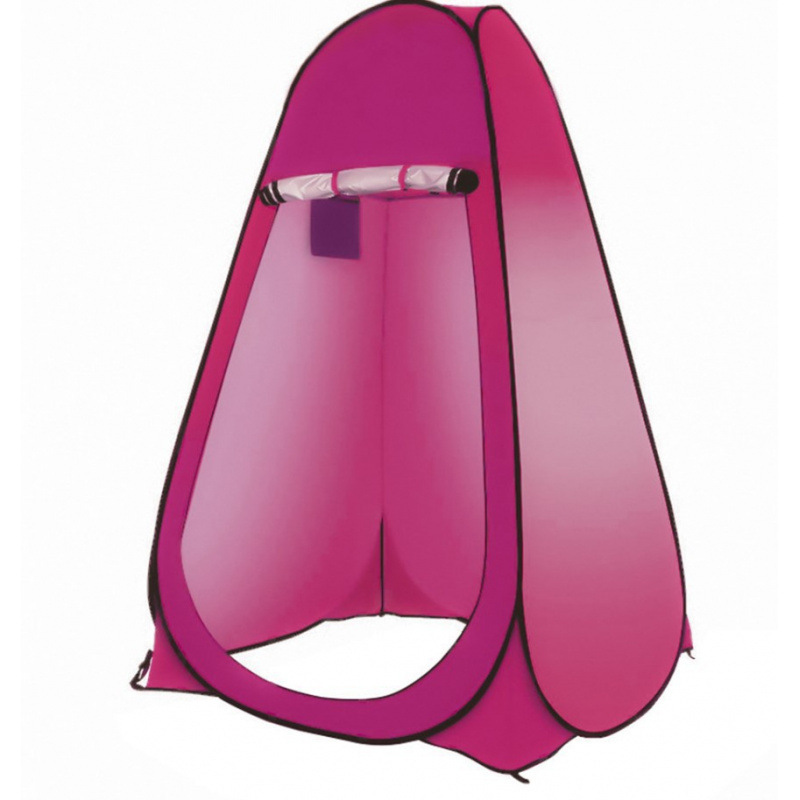 Acampamiento transfronterizo al aire libre baño ducha carpa de baño automático baño de pesca camerino de acero de una sola capa