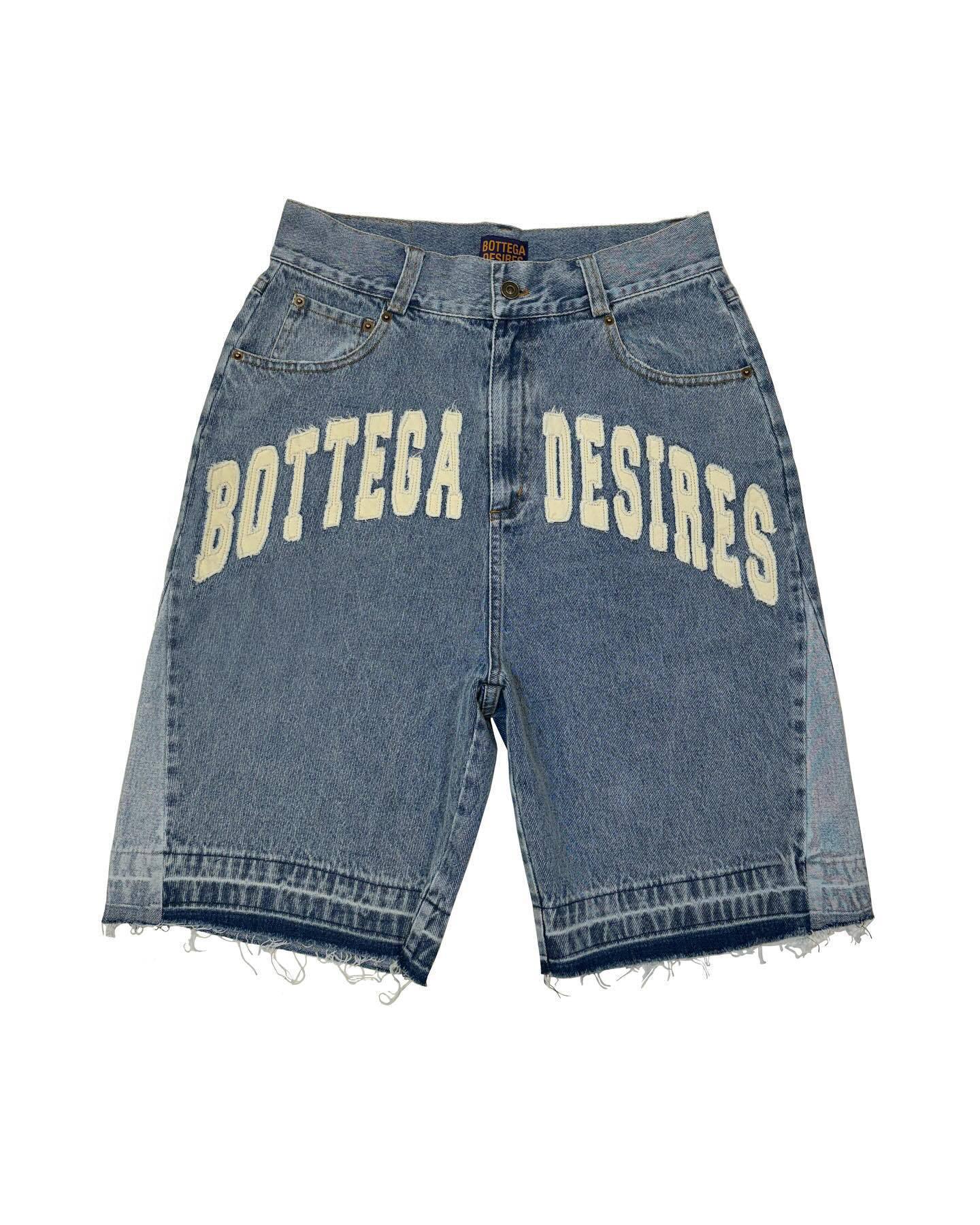 Other Bottega Desires Denim Shorts Loose Blue