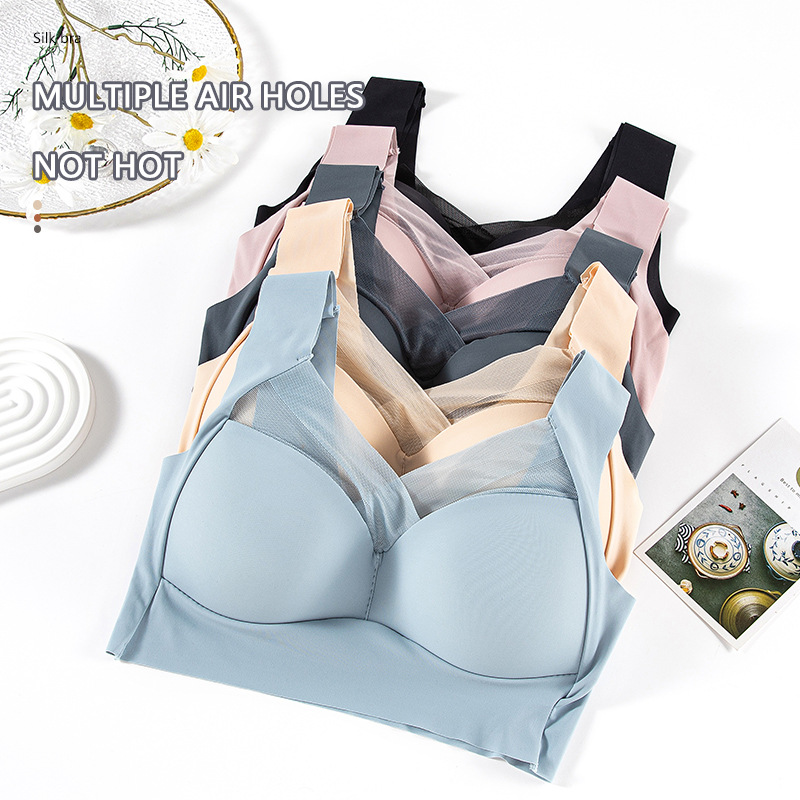 Combinación transfronteriza más el tamaño del chaleco sin costuras ropa interior deportiva espalda de las mujeres europeas y americanas más el tamaño del sujetador