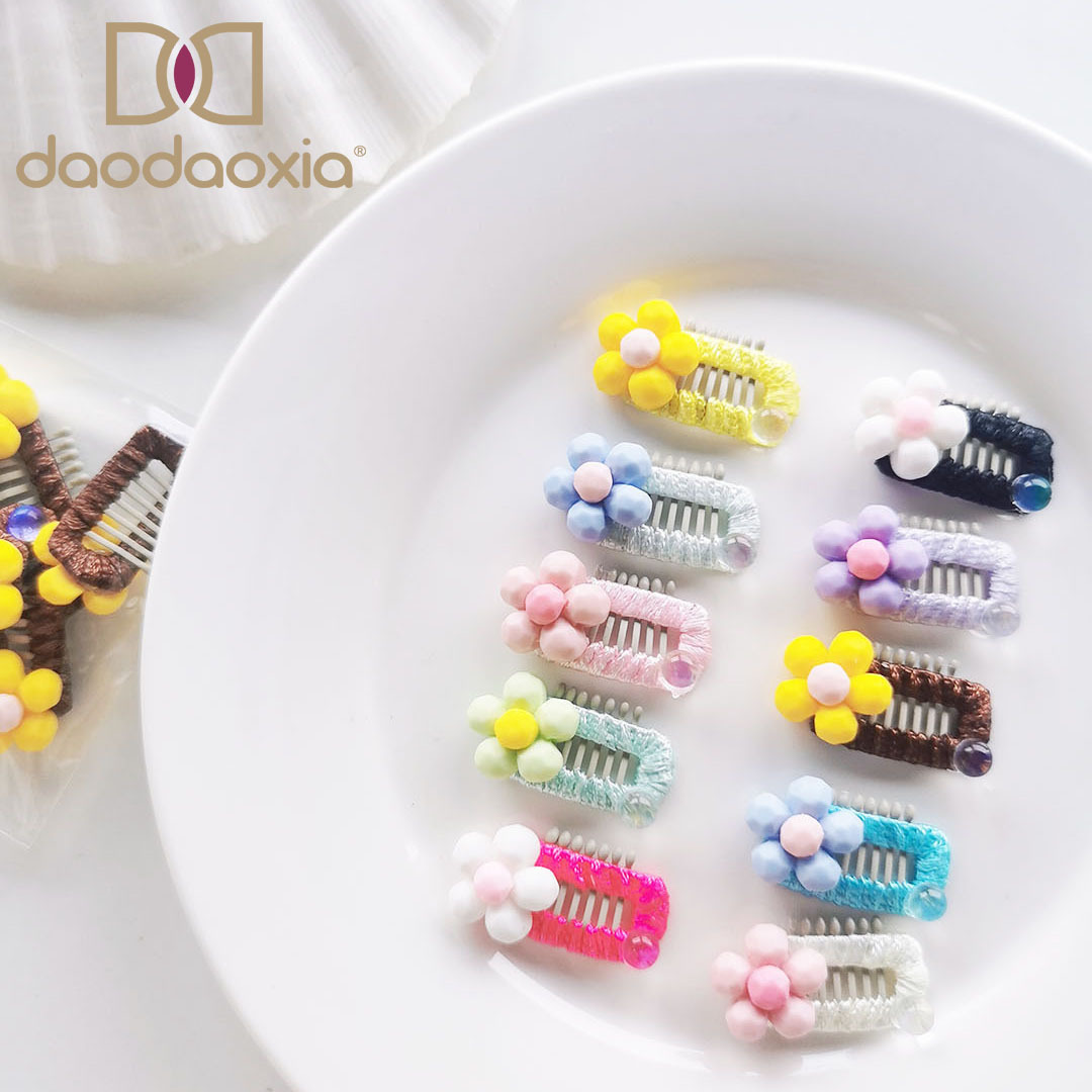 Handmade Mini Shredded Pet BBClip Teddy Yorkshire Maltese Headdress Dog Small Clip Accessories