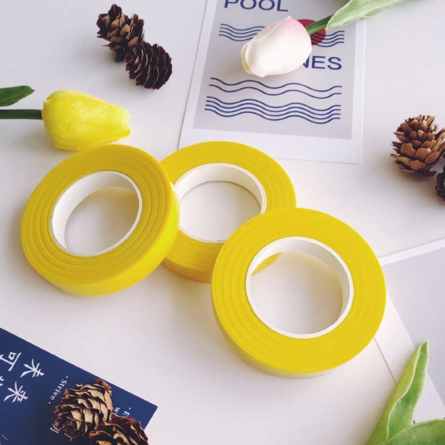 Ventas directas de fábrica cinta floral 27 m flor varilla cinta de papel crepé cinta de color al por mayor de producción de bricolaje