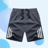 Five-point vertical three-pole shorts [grey]