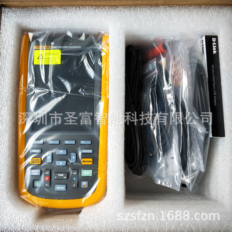 美国福禄克FLUKE125B/NA/S手持式示波表fluke125bs带软件