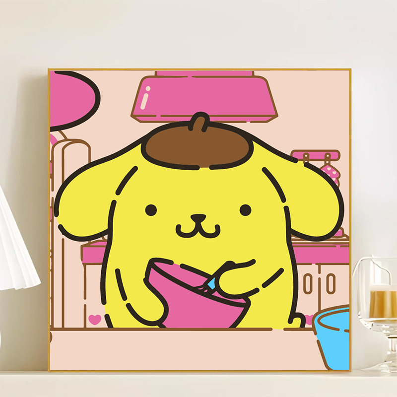 LL037 / 20*20CM（画笔+颜料+绷好内框）