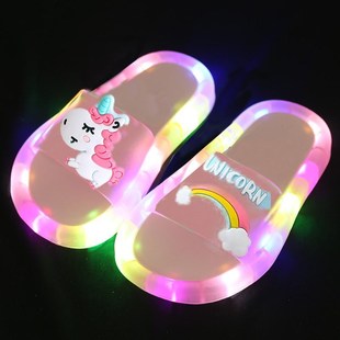 Girl LED Slippers Children Baby Sandals Kids Shoes Girls Boy