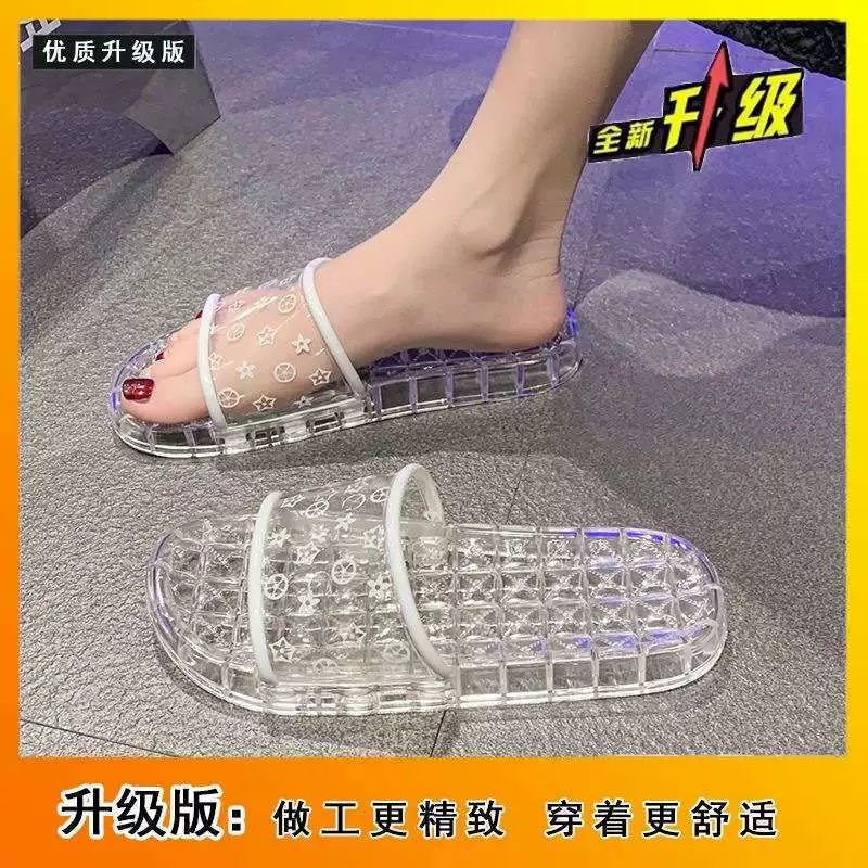Summer non-slip fashionable slippers for bath, soft sole