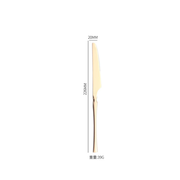 Rose gold [table knife]