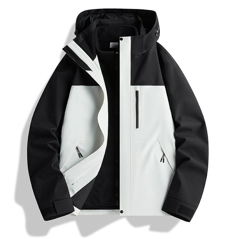 Tmall Bortong Brand Ykk Zipper Jacket for Women, Dupont Three-Proof Three-In-One Detachable Liner Mountaineering Jacket for Men Tmall Bortong Brand Ykk Zipper Jacket for Women, Dupont Three-Proof Three-In-One Detachable Liner Mountaineering Jacket for Men