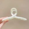 48#Super large white and word clip about 13cm
