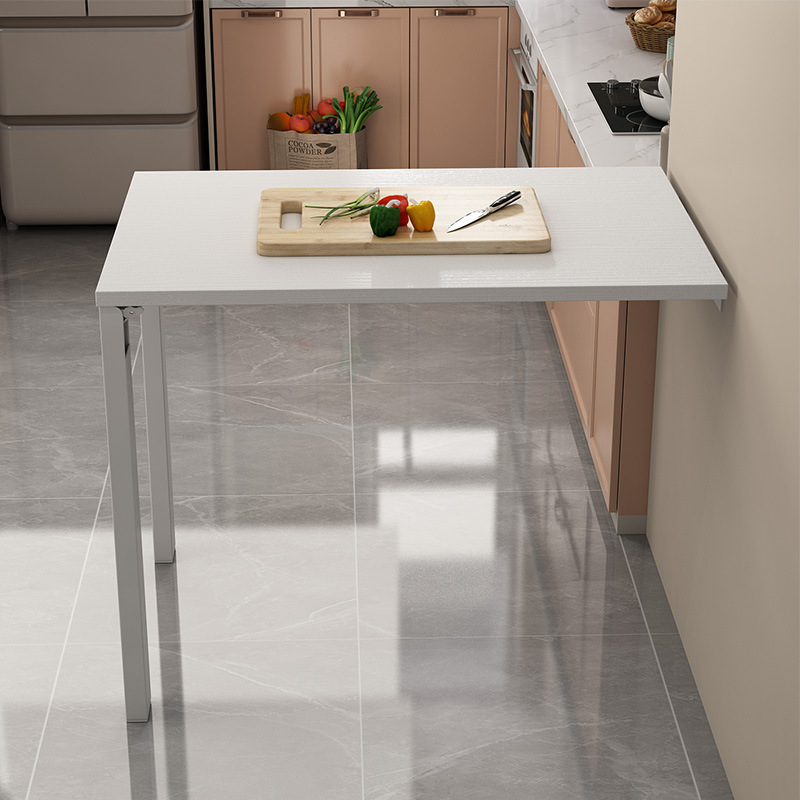Tabla plegable multifuncional de pintura mural simple y invisible de pared pequeña mesa de comedor de pared