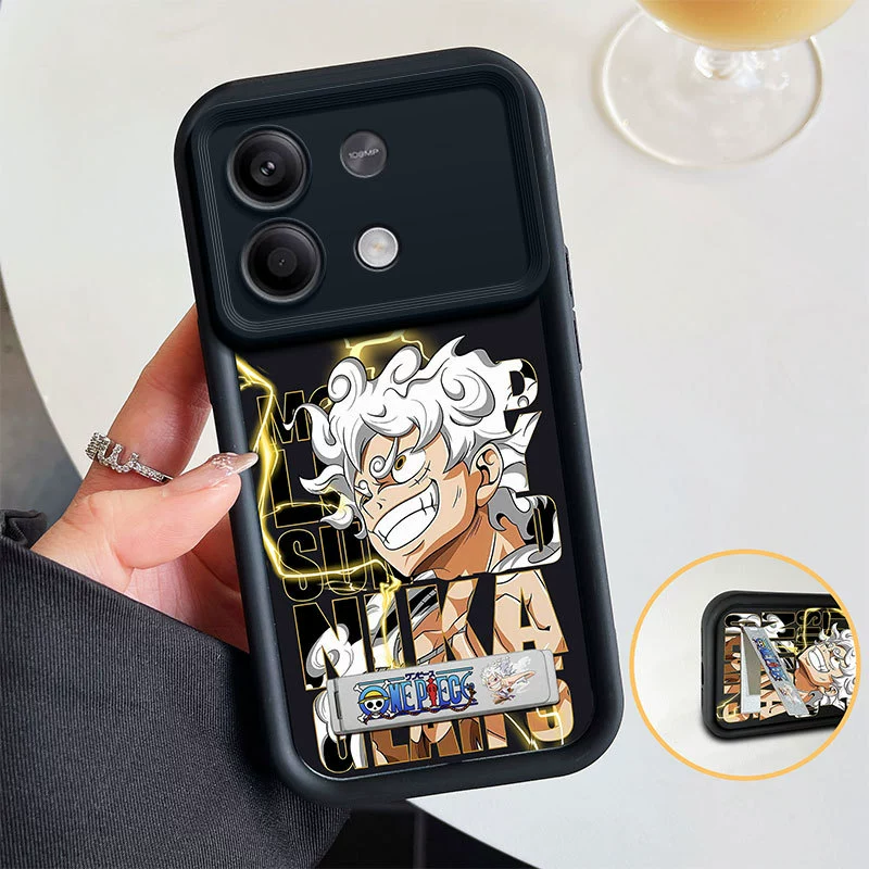 Подходящая для Xiaomi pocoX6 Redmi 12 всесезонная чехол для мобильного телефона черный Гоку аниме Ника Лифи 9A