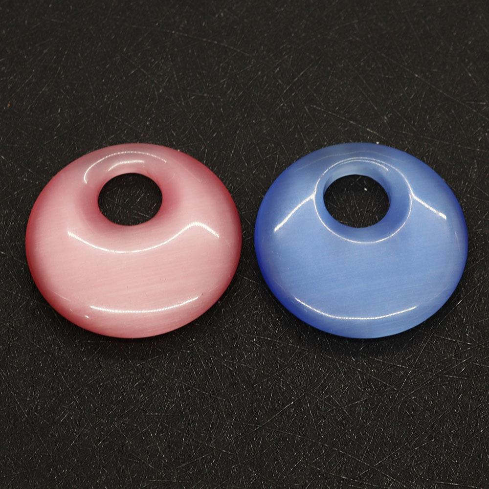 Geometric Pattern Polishing Design 1 Piece Natural Stone Geometric Pendant