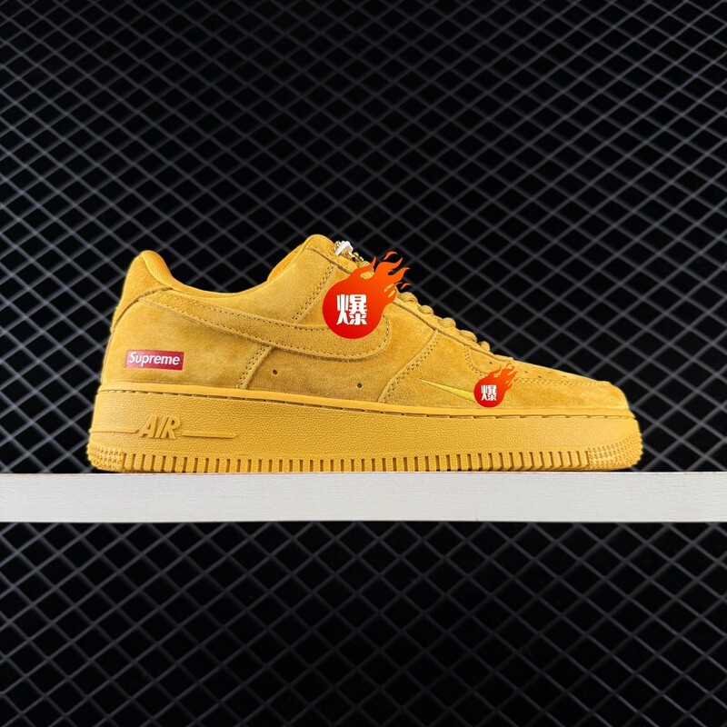 Air Force 1 '07 Low Supreme co-branded air-cushioned low-top thick-soled sneakers Air Force 1 '07 Low Supreme co-branded air-cushioned low-top thick-soled sneakers