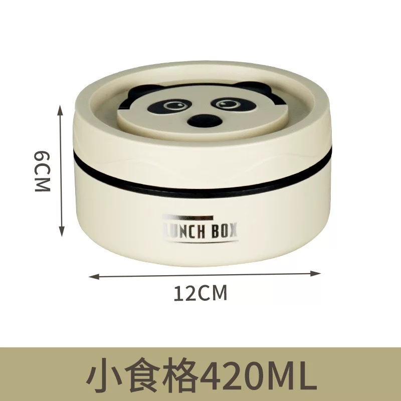 304 caja de almuerzo con aislamiento de acero inoxidable trabajador de oficina portátil de múltiples capas caja de almuerzo sellada caja de almuerzo redonda portátil