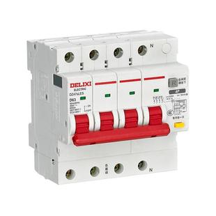 Delixi Electric Micro Leakage Circuit Breaker Dz47Sles Upper Input 4P Type C 32A