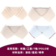 工厂直销来图来图来样定制横机螺纹针织双面彩色间条翻针领