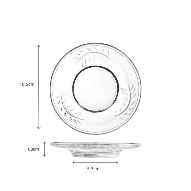 Conjunto de tazas de té de vidrio tazas de té de kung fu tazas de té de vidrio tazas pequeñas tazas de té mini transparentes tazas de té resistentes al calor