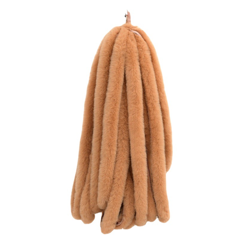 Tira de lana de conejo imitación Rex tira de lana artificial al por mayor de fábrica Tang traje Hanfu piel borde ropa hat tira zapato brazalete tira de lana de imitación