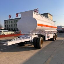 哈萨克斯坦全挂油罐车运油车半挂车国外加油车全挂车