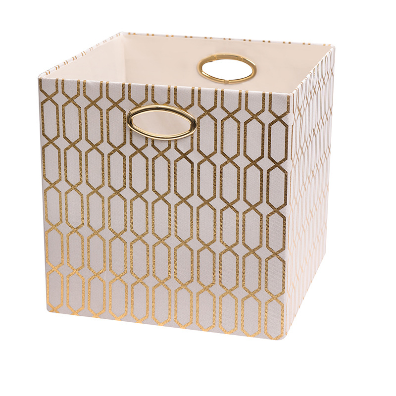 定制布艺收纳盒家用衣柜衣服物品大容量可折叠储物整理箱工厂发货