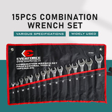 15-piece dual-use wrench tool set manual maintenance set