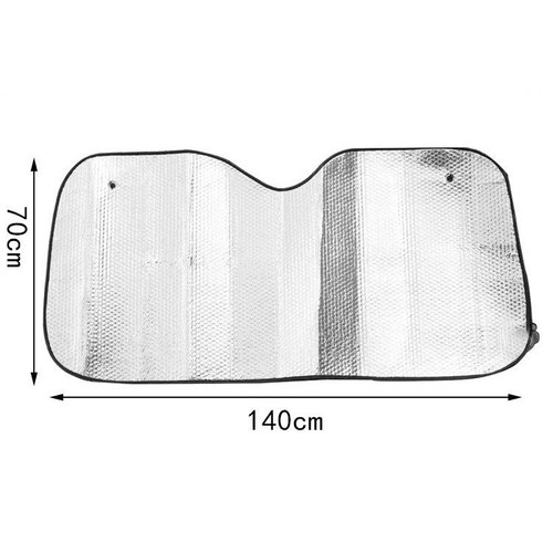 汽车遮阳挡银色双面铝箔140*70cm防晒隔热货车前档风玻璃太阳挡