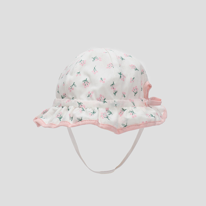 Cotton Small Floral Fisherman Hat display picture 4