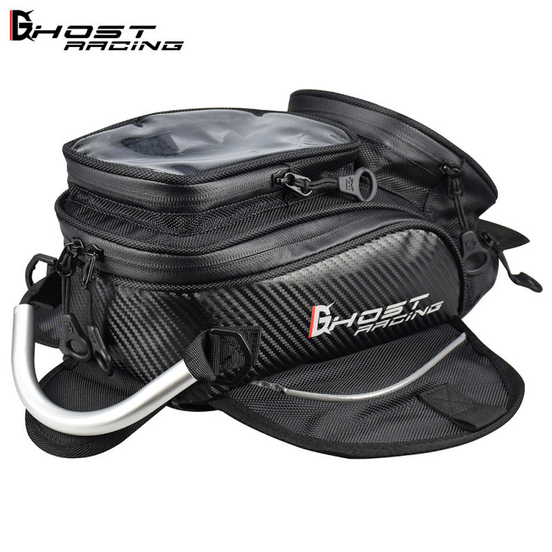 Motorcycle Magnet Bag Touch Navigation Fuel Tank Bag Dustproof Bag Motorcycle Fuel Tank Bag Rider Shoulder Bag Waist Bag Equipment