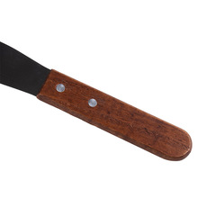 Cake spatula stainless steel with wooden handle cream knife jam spatula shovel knife kiss knife chiffon scraper baking supplies