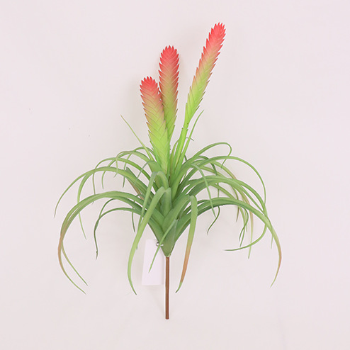 Nórdico simulación de aire planta de piña hierba de aire Tilan capita anciano de barba colgando decoración interior planta verde image 17