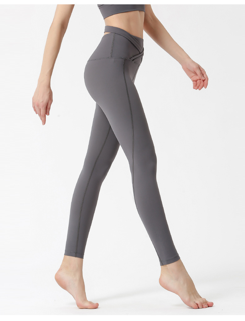 pantalones de yoga de color sólido para mujer nihaostyles ropa al por mayor NSXPF70678