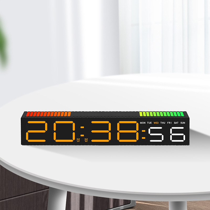 クロスボーダー創意LED電子時計シンプル目覚まし時計ピックアップ照明時計電子時計ヘッドセット5517|undefined