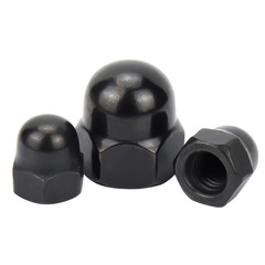 Black 304 stainless steel cap nut M3-M20 decorative nut cap nut DIN1587