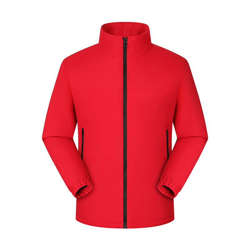 Área de asalto ligera de cuello vertical personalizada LOGO ropa de invierno ropa de trabajo ropa de impresión de publicidad al aire libre