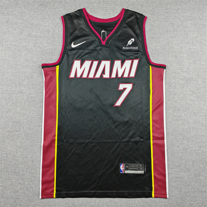 Nike Miami Heat Statement Jersey Black