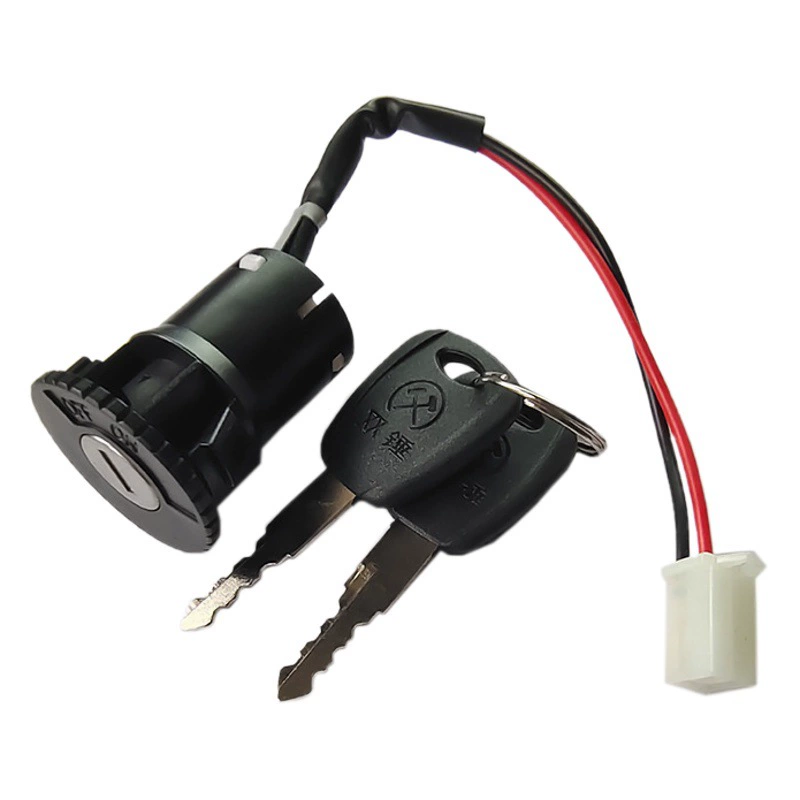 Электрический автомобильный аккумулятор автомобиль электрический дверной замок блокировка мощности Большая головка замок маленький замок с головкой ключевой переключатель электрический мотоцикл велосипед Большая голова