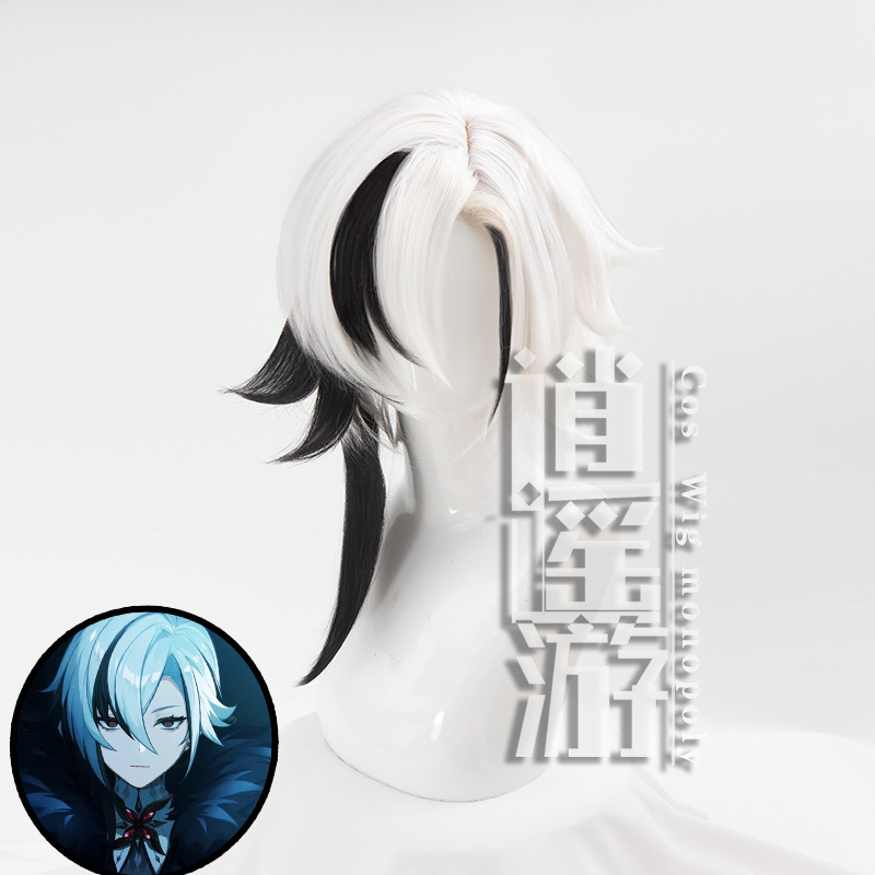 Xiaoyouyou Original Zhidong God Fool Eleven Executive Officer "Servant" Alechino Cos Wig