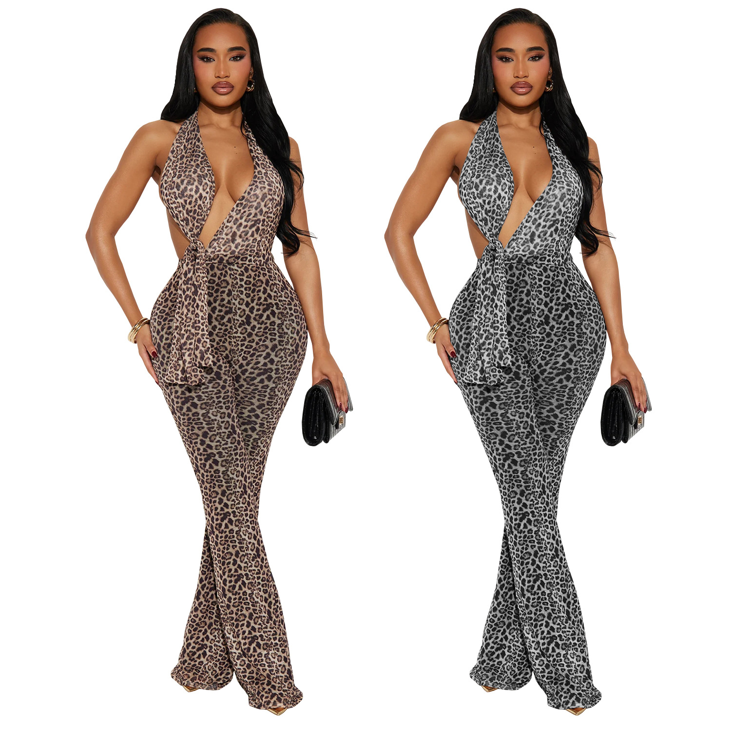 C7495 Aliexpress transfronterizo Amazon Europa y América moda de mujer sexy impresión de leopardo colgante bolsas de brazo plantares