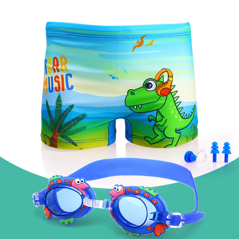 Pantalones de baño para niños, niños, niños, trajes de baño para niños, gorras de baño, gafas de baño para niños, comercio exterior