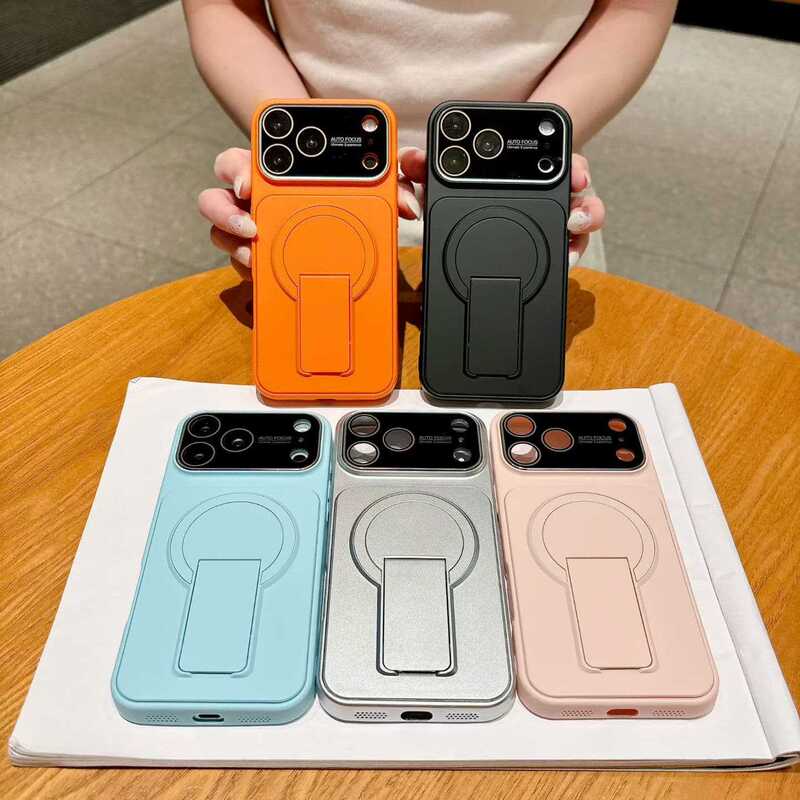 Suitable for iPhone 17 PRO MAX phone case, liquid silicone magnetic invisible stand, full protection cover for Apple 16 Suitable for iPhone 17 PRO MAX phone case, liquid silicone magnetic invisible stand, full protection cover for Apple 16