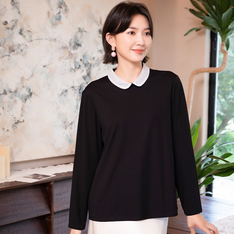 YUN韫2025春秋新款女士衬衫气质简约高级衬衫女通勤居家薄款衬衫|undefined