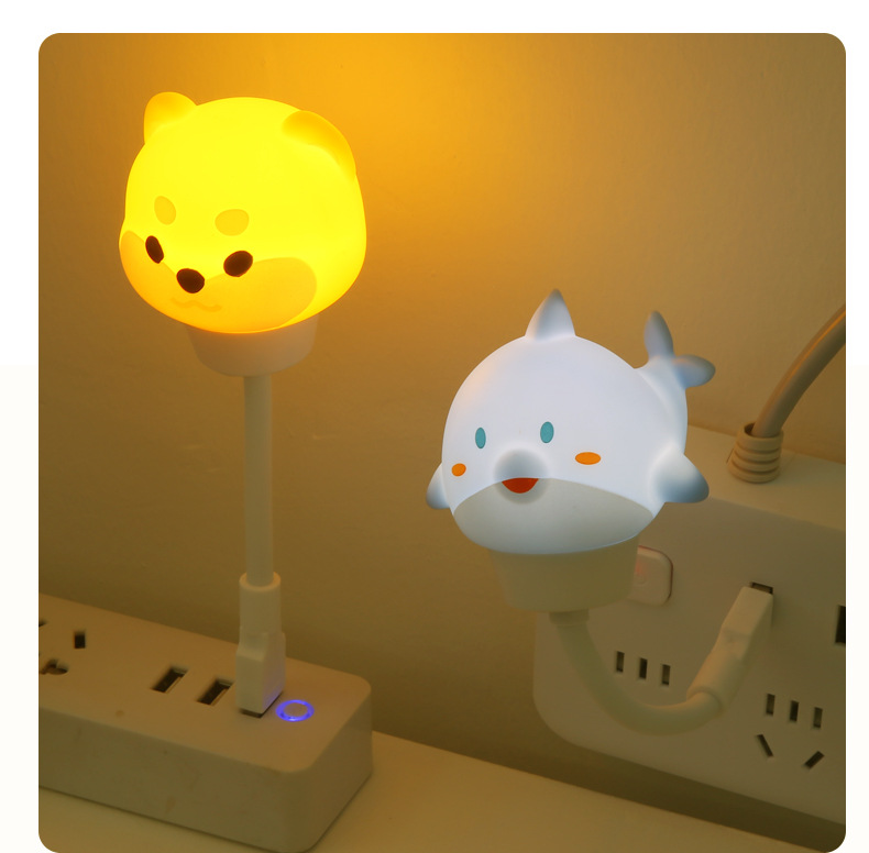 卧室usb插电小夜灯led儿童护眼台灯哺乳喂奶宝宝