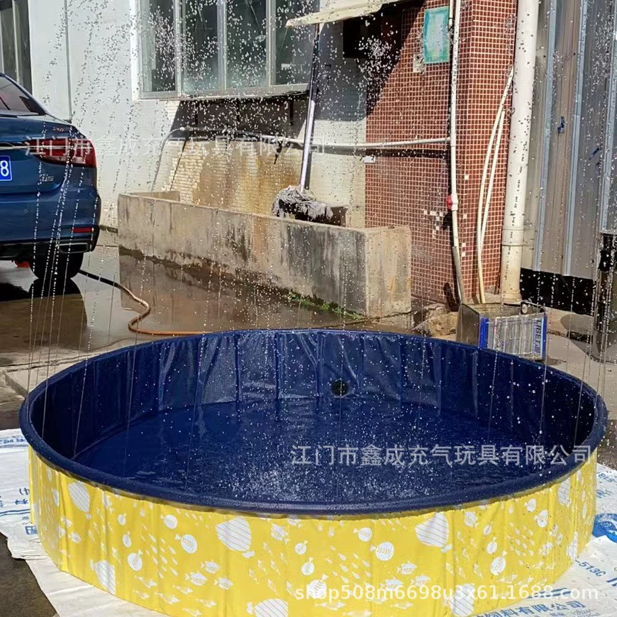 ПВХ бассейн для домашних животных складной газон фонтан для домашних животных игрушка для воды собака Душ спрей для очистки бассейна